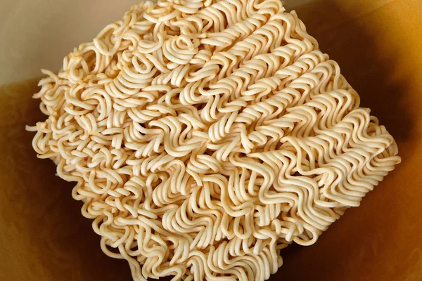 Dry Instant Noodles Bowl — Stock Photo, Image