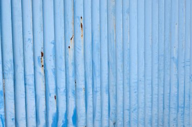 Mavi paneli çelik duvar arka plan