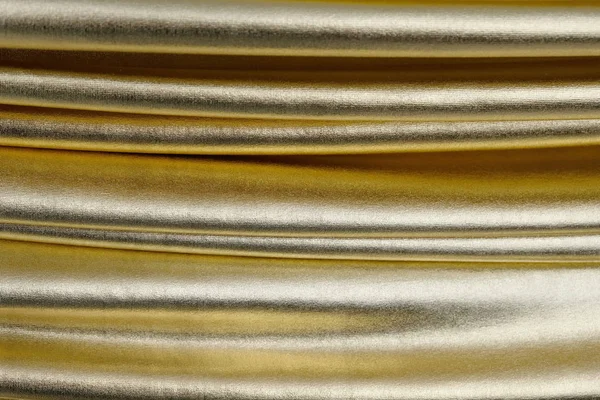 Arany Szövet Selyem Textúra — Stock Fotó