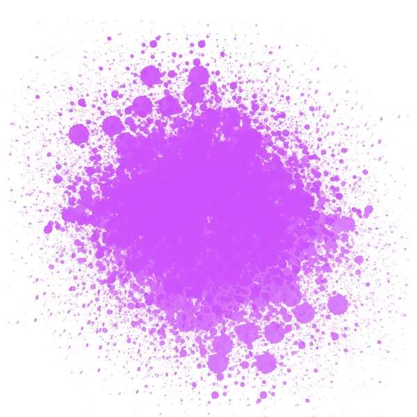 紫色水彩飞溅背景 — 图库照片