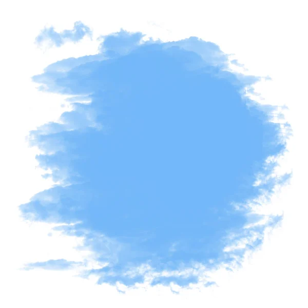 Modrá Akvarel Splash Pozadí — Stock fotografie