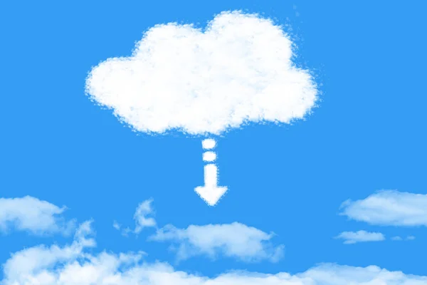 Cloud Downloaden Blue Sky — Stockfoto