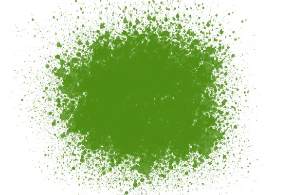 Green Watercolor Splash Background — Stock Photo, Image