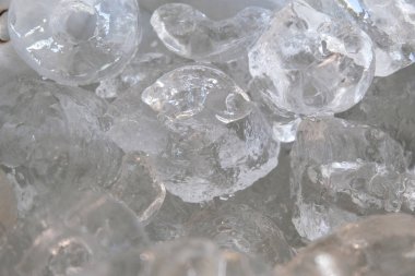 arkaplanda buz küpleri, yumuşak odak