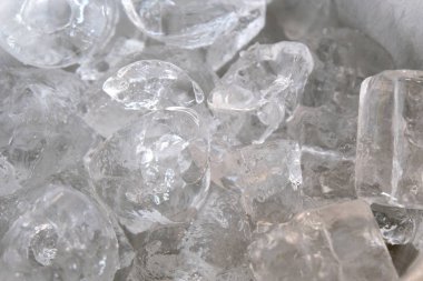 arkaplanda buz küpleri, yumuşak odak