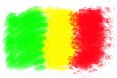 suluboya splash arka plan rengiyle reggae