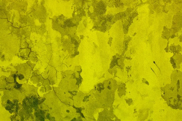 黄色の割れた壁の背景 — ストック写真