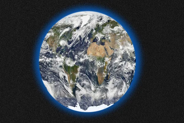 Ilustración Amanecer Sobre Planeta Tierra Espacio Ilustración — Foto de Stock