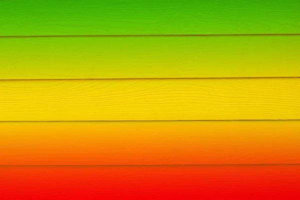 Reggae Färg Med Trä Vägg Bakgrund — Stockfoto