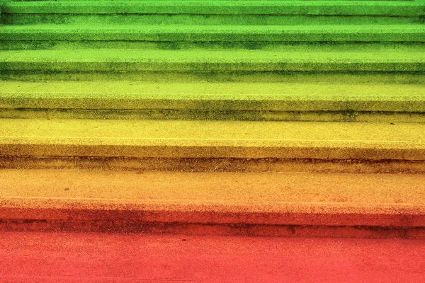 Цвет Регги Бетонным Фоном Лестницы — стоковое фото
