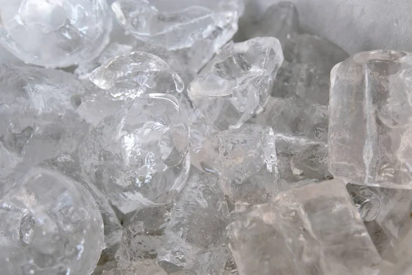 Background Ice Cubes Soft Focus — Stock Photo, Image