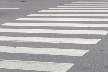 Zebra geçiş yakın çekim
