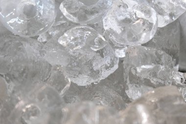 arkaplanda buz küpleri, yumuşak odak