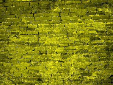 sarı eski tuğla duvar doku arka plan