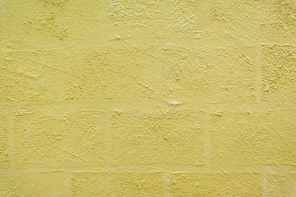 黄色水泥墙背景 — 图库照片