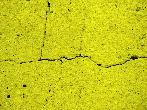 黄色の割れた壁の背景 — ストック写真