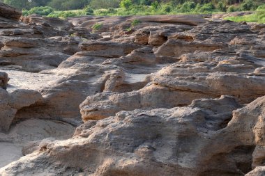 Tayland 'ın Büyük Kanyonu Sam Phan Bok' taki Taş Dağ