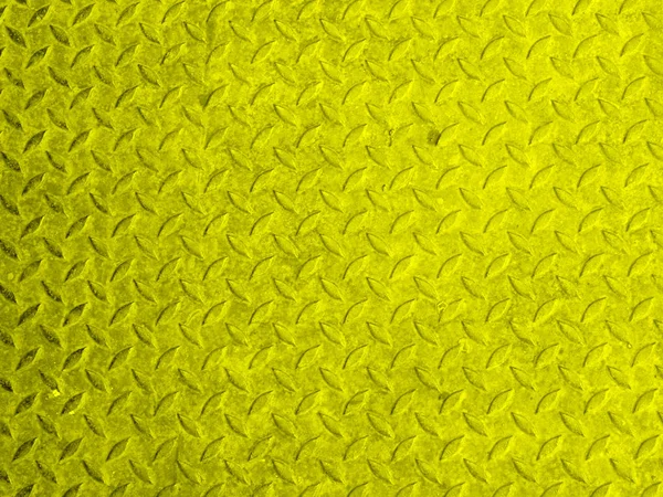 Velho Amarelo Enferrujado Metal Superfície Terra Fundo — Fotografia de Stock