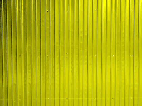 Zinco Amarelo Galvanizado Grunge Textura Metálica — Fotografia de Stock