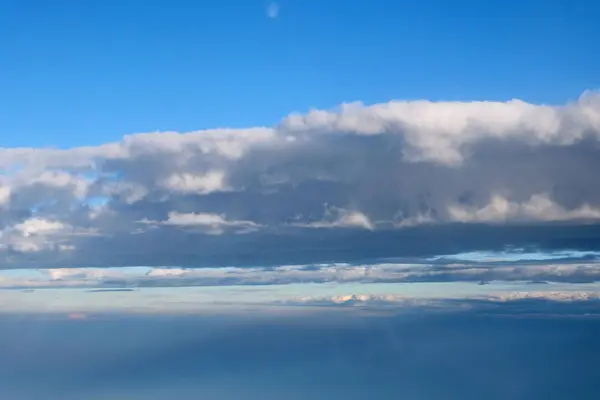 Ciel Bleu Fond Nuage — Photo