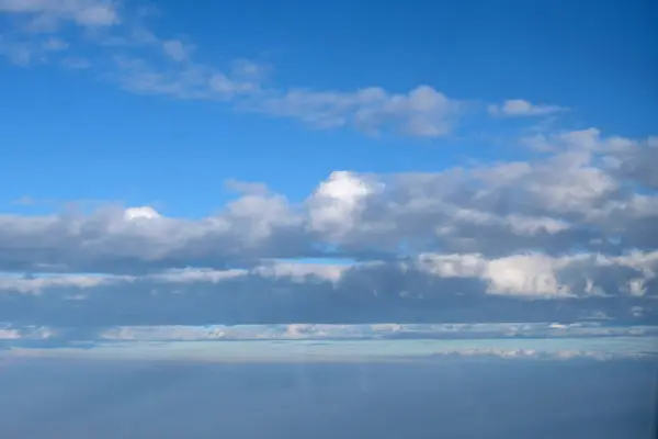 Ciel Bleu Fond Nuage — Photo