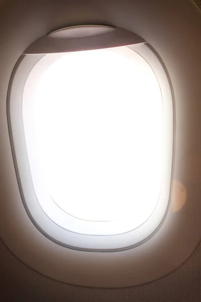Вікно Літака Крупним Планом — стокове фото