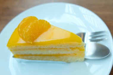 Turuncu kek yakın çekim