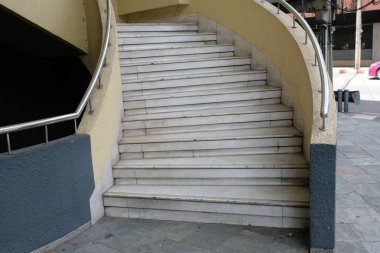 Eski merdiven yakın çekim