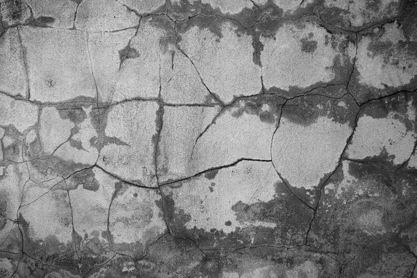Black White Cracked Wall — Stock Photo, Image
