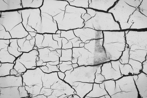 Black White Cracked Wall Background — Stock Photo, Image