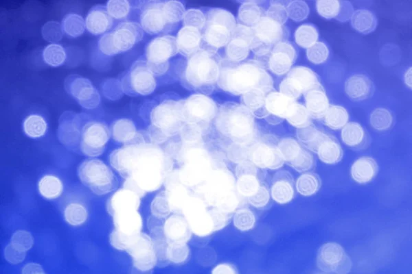 Abstrakte blaue Bokeh, Weihnachten und Neujahr Thema Hintergrund — Stockfoto