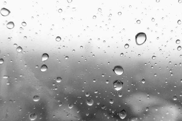 Water droplets texture on gray background — Stock Photo, Image