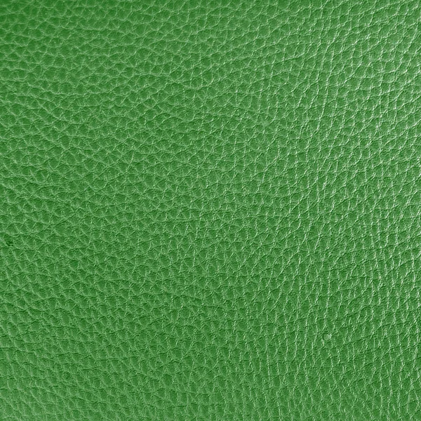 Textura de fundo de couro verde close-up — Fotografia de Stock