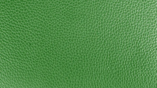 Textura de fundo de couro verde close-up — Fotografia de Stock