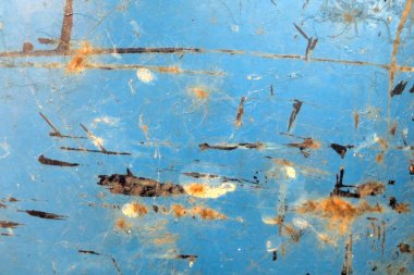 Eski çinko duvar yüzeyi çit