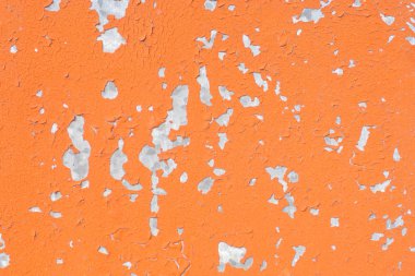 Turuncu çimento duvar arka plan