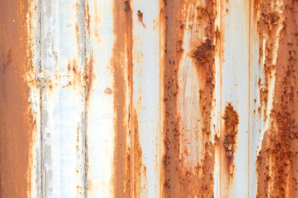 오래 된 아연 벽 표면 울타리 — 스톡 사진