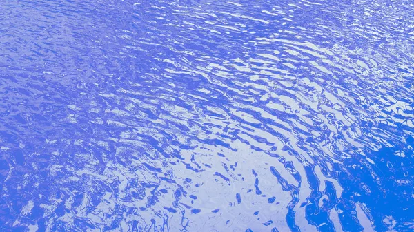 Nahaufnahme Ozeanwasser Hintergrund, blaues Wasser kräuselt Textur — Stockfoto