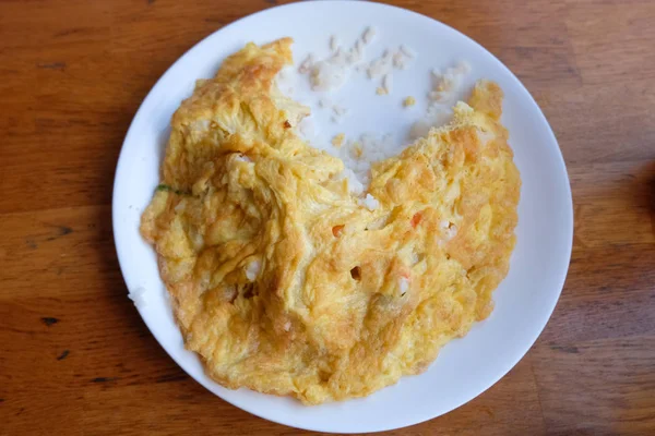 Omelett mit Reis — Stockfoto