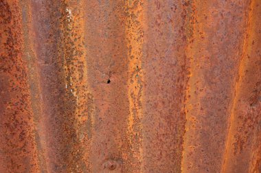 Eski çinko duvar yüzeyi çit