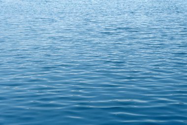 Okyanus suyunu kapat, mavi su dalgalanması dokusu