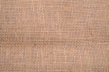 kahverengi doğal burlap doku arka plan kadar yakın