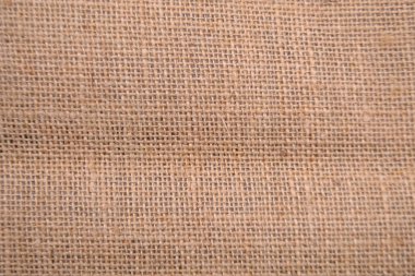 kahverengi doğal burlap doku arka plan kadar yakın