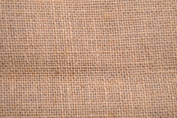 Крупним планом коричневий природний фон мішковини текстури — стокове фото