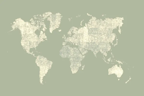 Brown map of the world — Stock Photo, Image