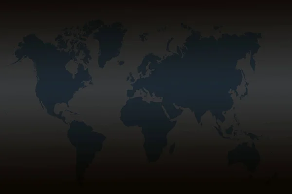 Carte marron du monde — Photo