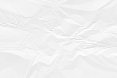 Buruşmuş beyaz kağıt arkaplanı kapat