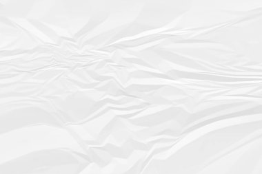 Buruşmuş beyaz kağıt arkaplanı kapat