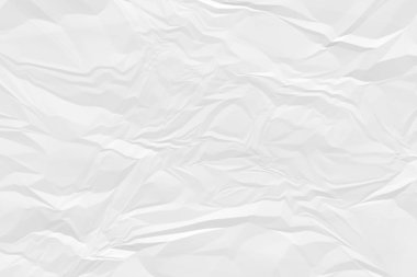 Buruşmuş beyaz kağıt arkaplanı kapat
