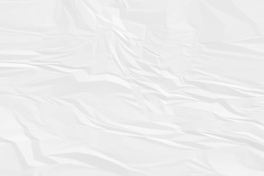 Buruşmuş beyaz kağıt arkaplanı kapat